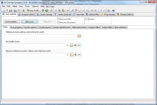 100  320x240 a1sg opening image An in Depth Look into MicroSys A1 Sitemap Generator. A1SG. Review.