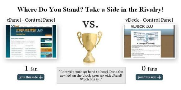 cPanel vs. vDeck - The Newcomer versus the Most Popular Control Panel