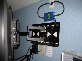 The Wilson Electronics 801865 Mounted behind our plasma television. The Wilson Electronics 801865 Mounted behind our plasma television.